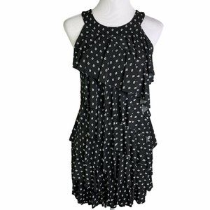White House Black Market Ruffle Layered Dress